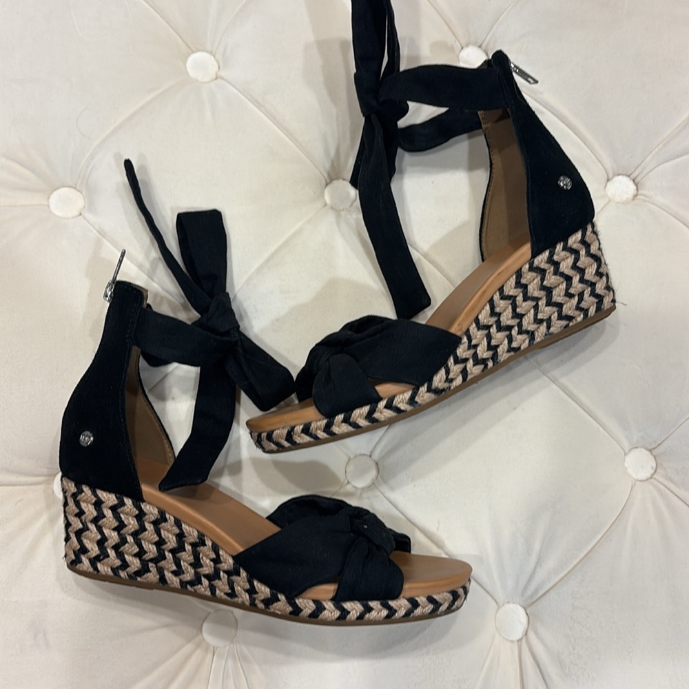 Ugg Ileana Wrap Wedge Sandals - Picture 5 of 7